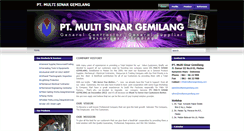 Desktop Screenshot of multisinargemilang.com
