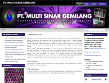 Tablet Screenshot of multisinargemilang.com